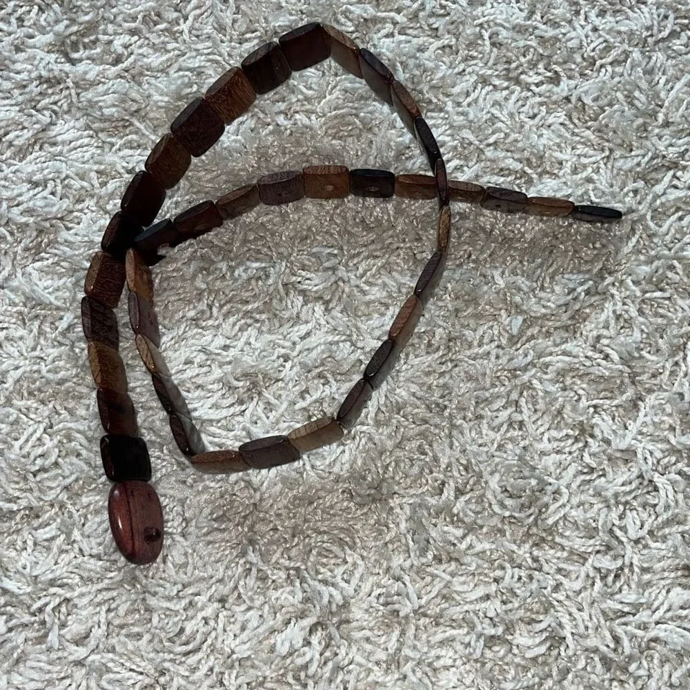 Costa Rica Exotic Woods Belt Wood Wooden  34”